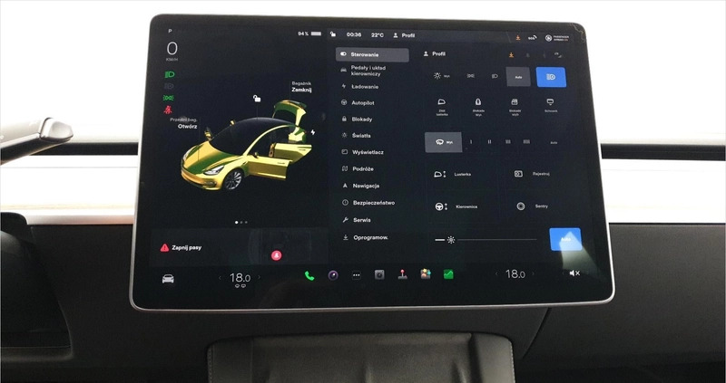 Tesla Model 3 cena 213990 przebieg: 5, rok produkcji 2023 z Kartuzy małe 407